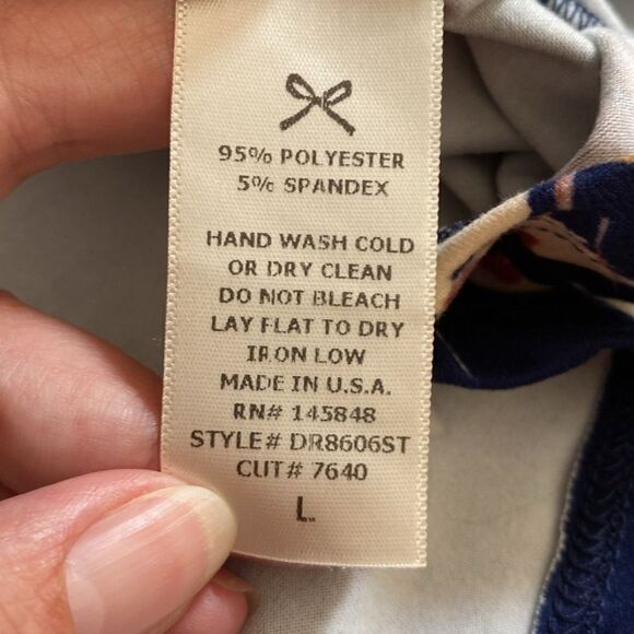 NWOT French Grey Floral Dress - Picture 6 of 6